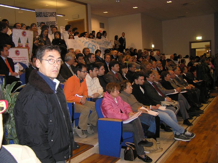 Manifestazione precari Università Ancona