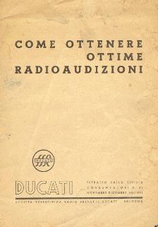 Ducati - Come ottenere ottime radioaudizioni